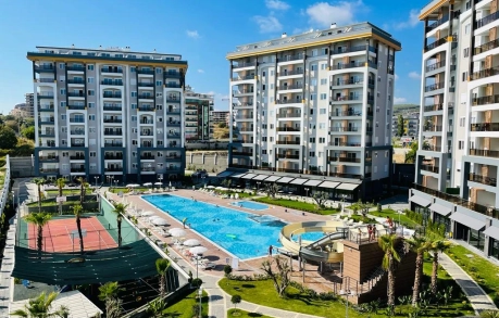 Antalya Development - Квартиры 1+1 на этапе строительства, на продажу в Алании, Авсаллар