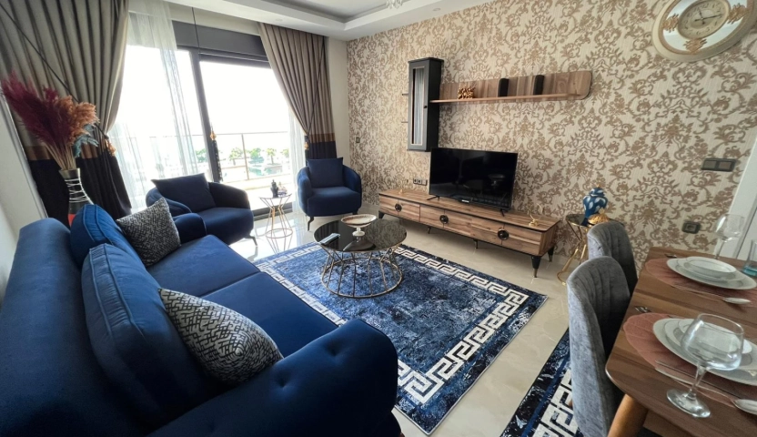 Antalya Development - 2+1 flat for sale with sea view in Alanya Mahmutlar