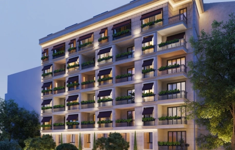 2 Appartements 1BDR pour la Citoyenneté à Istanbul, Beyoğlu 500 - Antalya Development