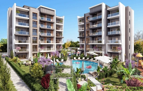 Antalya Development - 2+1 and 1+1  New Apartments from Project for Sale in Altıntaş, Antalya