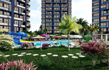 Antalya Development - Современные комфортные квартиры 1+1, на продажу,  Мизитли, Мерсин
