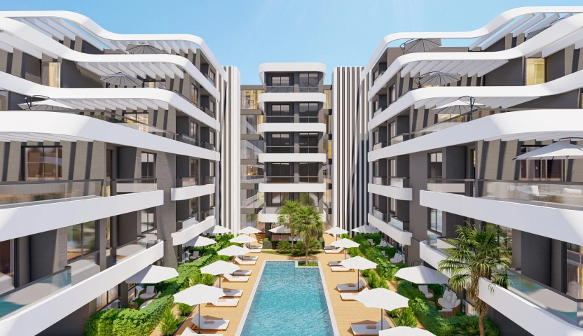 Antalya Development - Hotel concept Apartments for sale in Altintas, Antalya